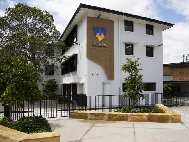 Fortitude Valley State Secondary College, in inner-city Brisbane, doesn’t have a pool. Picture: AAP Image/Attila Csaszar