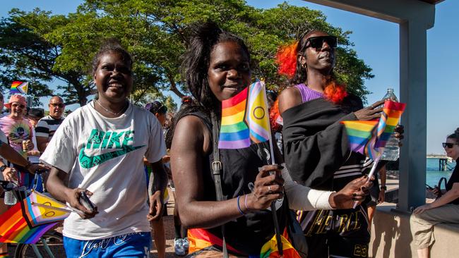 Pride Parade takes off in Darwin City, 2024. Picture: Pema Tamang Pakhrin