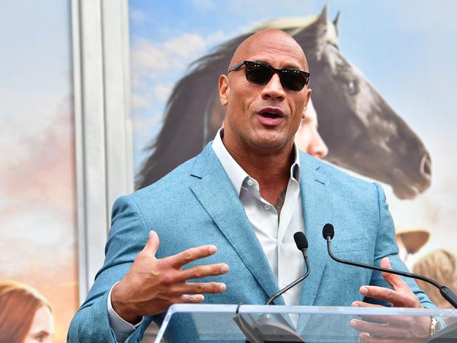 Actor Dwayne Johnson’s film Fast And Furious 9 may also be affected. Picture: Getty