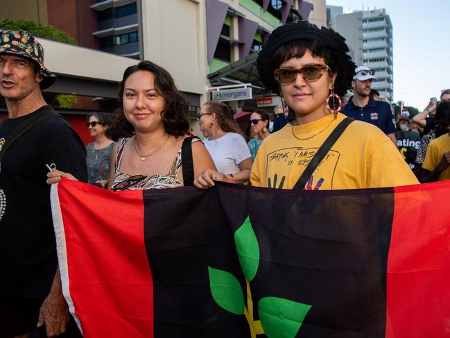 NAIDOC march, 2024. The theme this year is 'Keep the fire burning: Blak, loud and proud'. Picture: Pema Tamang Pakhrin