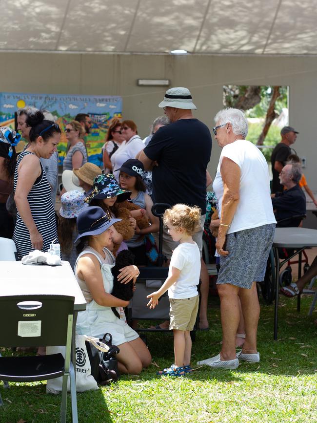 Many enjoyed food stalls at the Urangan Markets.