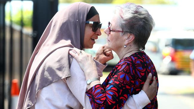 Messages of support have flown in for the families affected by the tragedy at Banksia Road Public School this morning. Picture: Hollie Adams