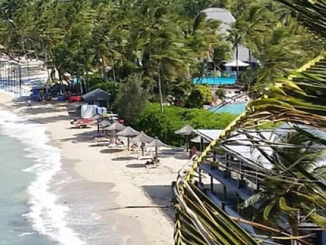 Hamilton Island a day before Cyclone Debbie hit the coast.