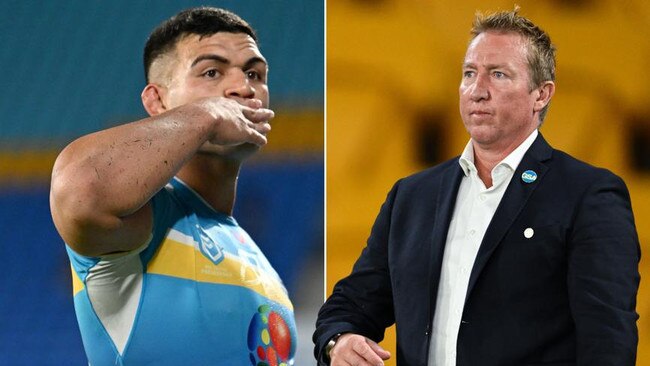 (L-R) David Fifita and Trent Robinson.