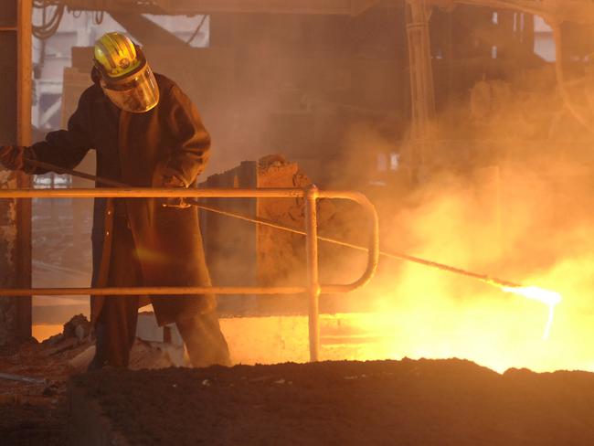 *ADVERTISER ONLY* Blast furnace cast house floor. Steelmaking has resumed at the Whyalla Steelworks after an expert and exceptional, GFG Alliance team was able to restart the blast furnace., The blast furnace restart operation began after an unexpected delay following a planned, routine maintenance shut down in March., A series of recent breakthroughs allowed workers in power and services, maintenance,, and steelmaking divisions to return to their regular shift rosters earlier this week. Picture: Supplied