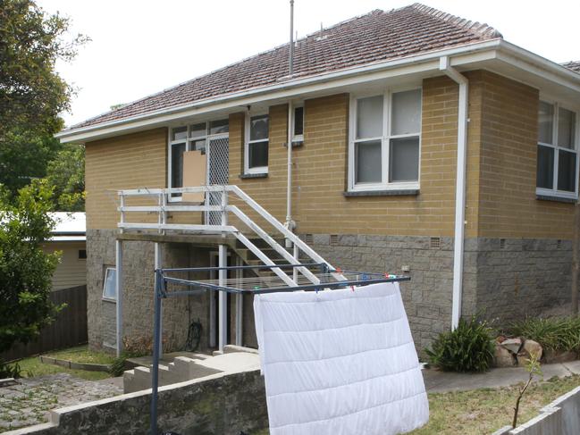 The house in Frankston where an intruder was killed when a neighbour responded to the screens of a women who lives there. Saturday, Dec 12. 2015. Picture: David Crosling