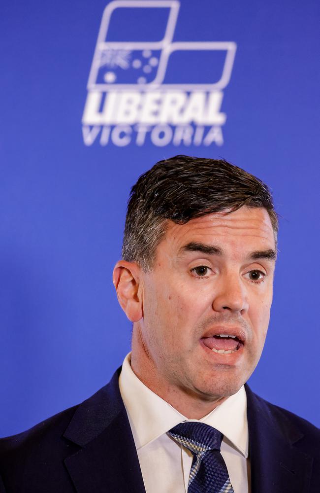 The Victorian Liberal branch is bumbling from one mishap to the next. Picture: Ian Currie