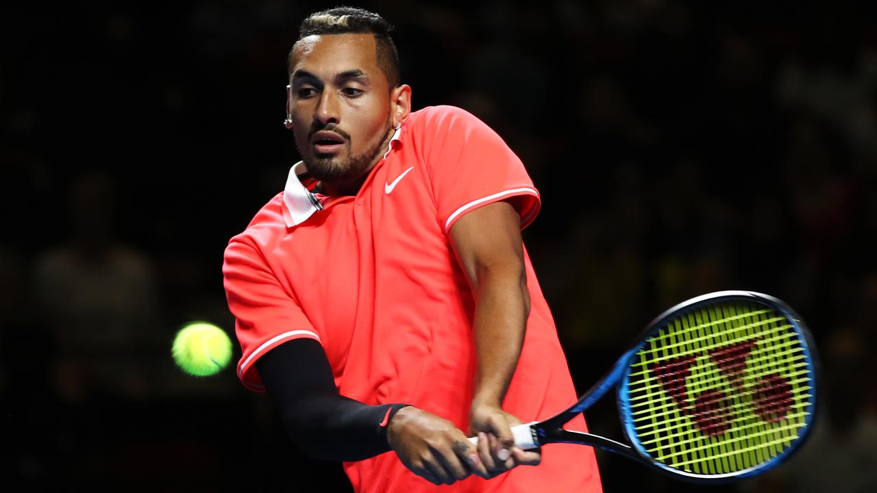 desfile columpio Para un día de viaje Australian Open 2019: Nick Kyrgios, Kyrie Irving shoe Nike | news.com.au —  Australia's leading news site