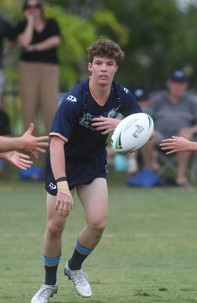 Round 4 of the Townsville Blackhawks Schoolboy Trophy. Ryan Catholic College against Southern Cross Catholic College at Ryan Catholic College. Picture: Evan Morgan
