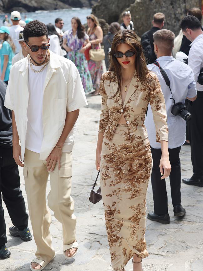 The supermodel and the NBA superstar. (Photo by NINO/GC Images)