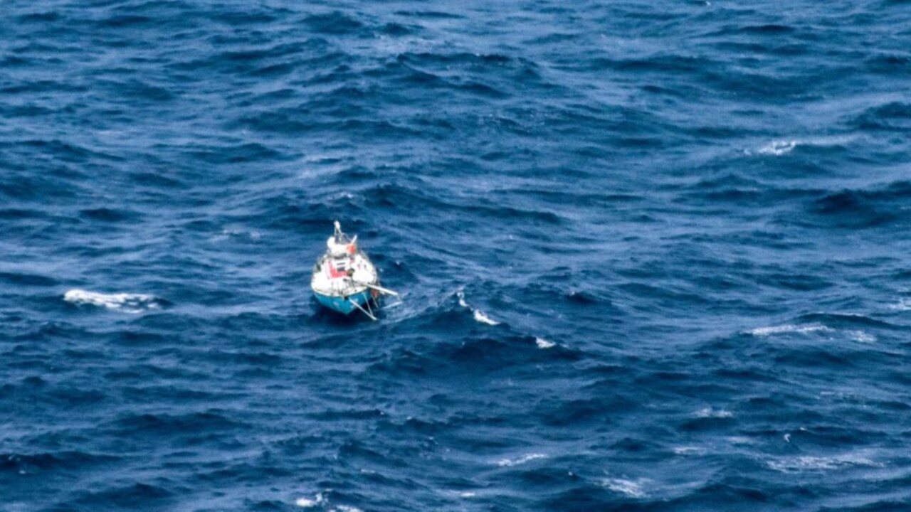 Australian sailor and his dog rescued after months stranded in the Pacific