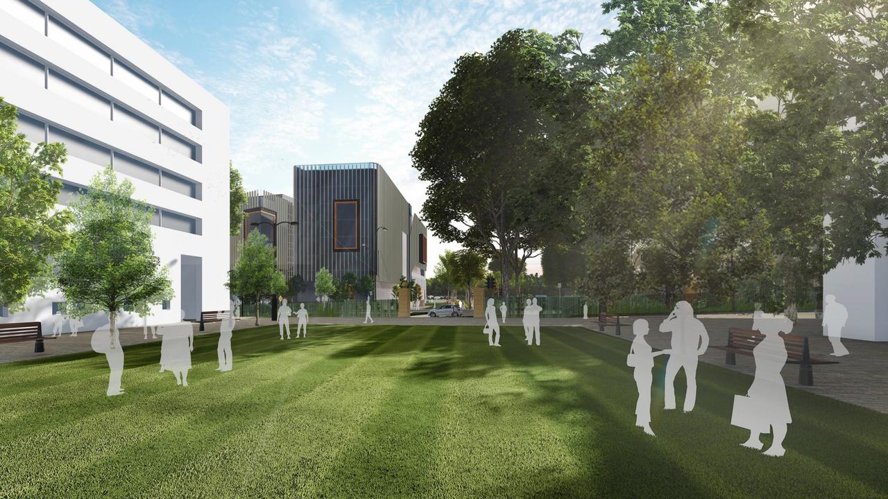 An artist's impression of the $98 million redevelopment of Adelaide Botanic High School.