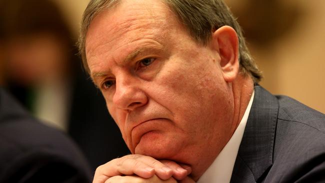 Less than impressed ... Peter Costello.