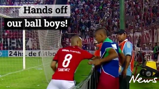 Hands off our ball boys!