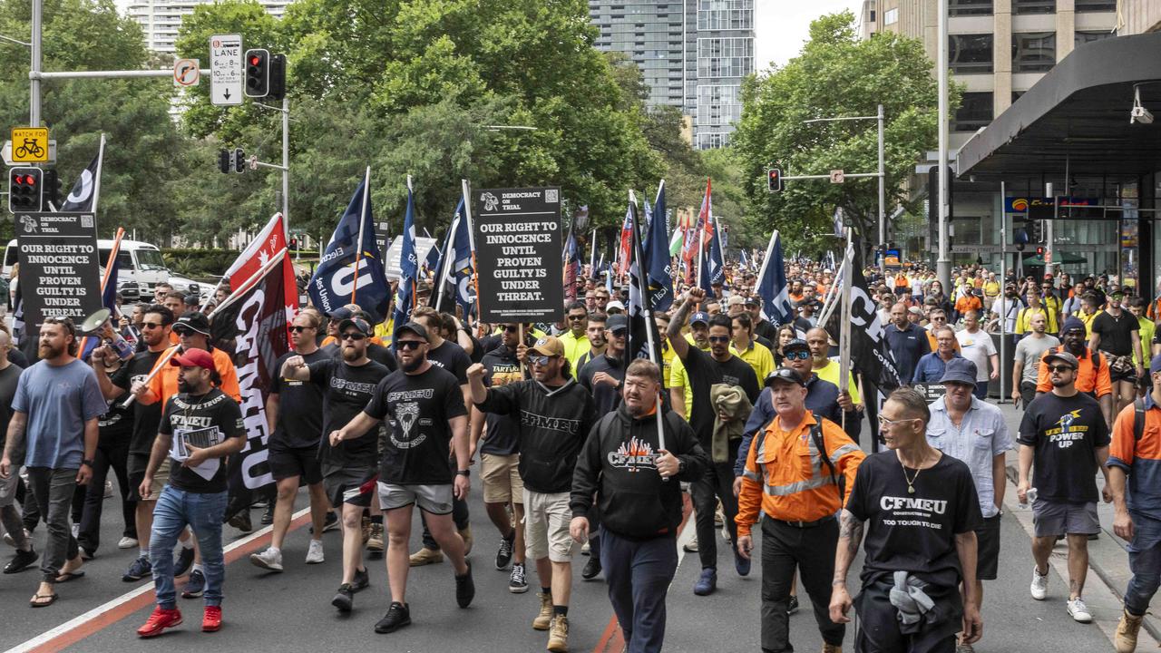 Unions continue to divide opinion across Australia. Picture: NewsWire / Monique Harmer