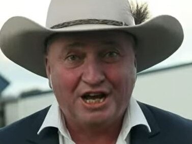 Barnaby Joyce on ABC today reacting the regional fund.