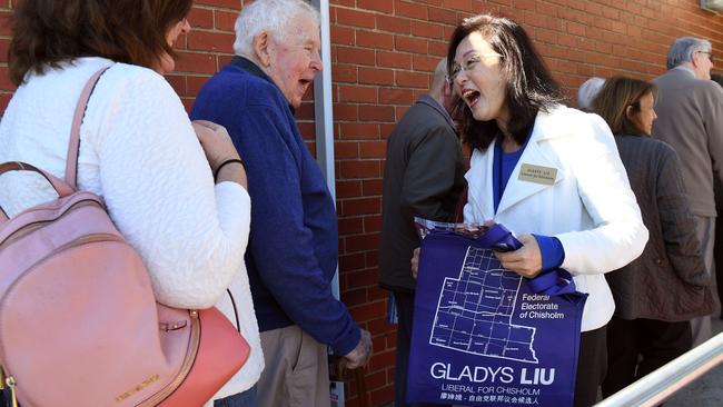 Gladys Liu worked “double shifts” as she campaigned for Chisholm.