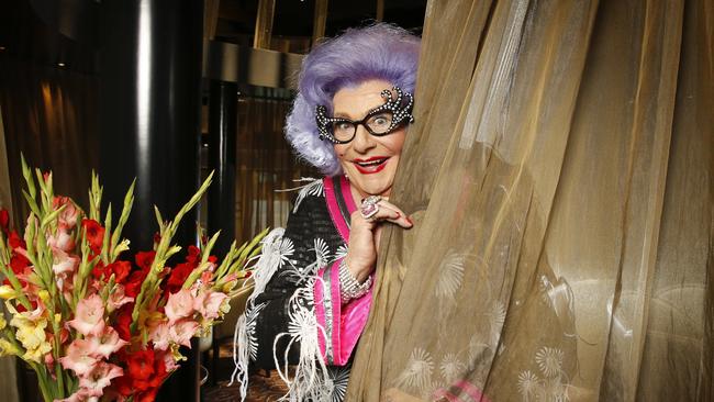 Humphries as Dame Edna Everage “hosting Opera For the People”. Picture: David Caird