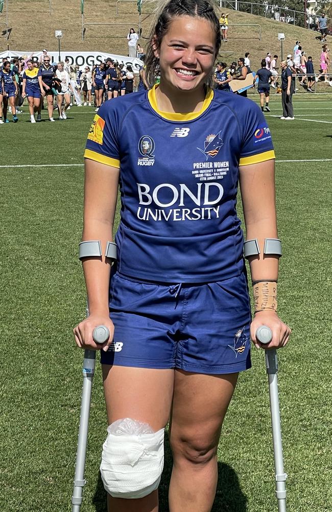 Jaida Faleono, the Bond hooker or although injured, at least made it onto the field this season.