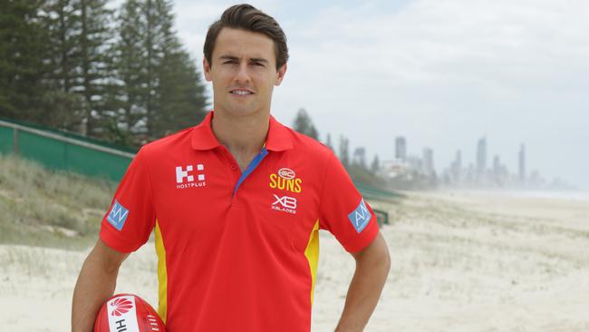 Gold Coast Suns recruit Lachie Weller. Photo credit: Gold Coast Suns.