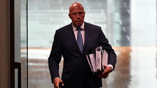 Peter Dutton needs to make the Defence establishment hurry up. Picture: Getty Images