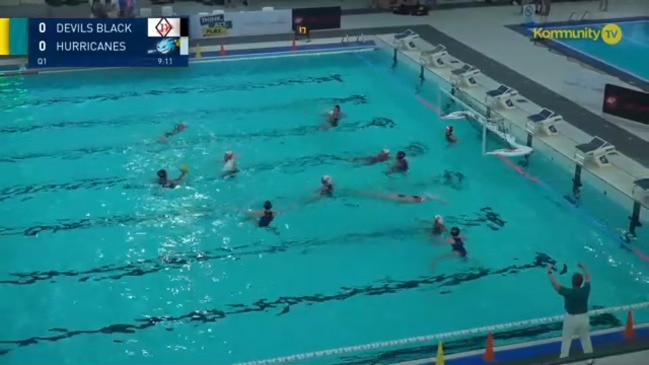 Replay: Australian Youth Water Polo Championships Week 2 -  Drummoyne Devils Black v Hunter Hurricanes (16G Green)