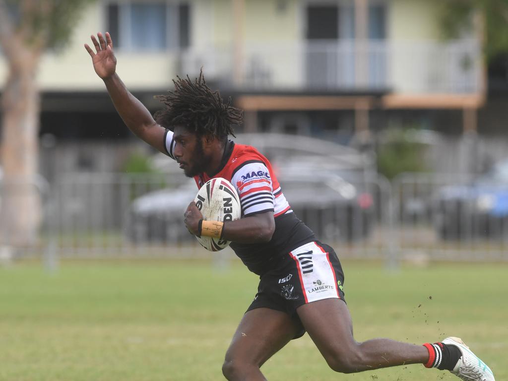 Kirwan State High School hosts St Patrick's College, Mackay, in round 1 of the 2025 Aaron Payne Cup. Picture: Evan Morgan