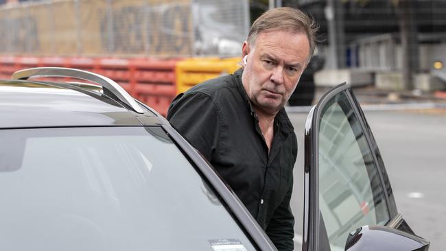 Gregory Geason leaves the Hobart Magistrates Court. Picture: Chris Kidd