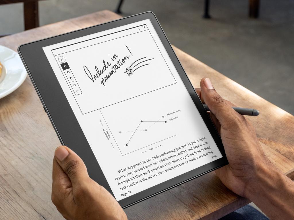 Amazon’s next-generation Kindle Scribe. Picture: Supplied