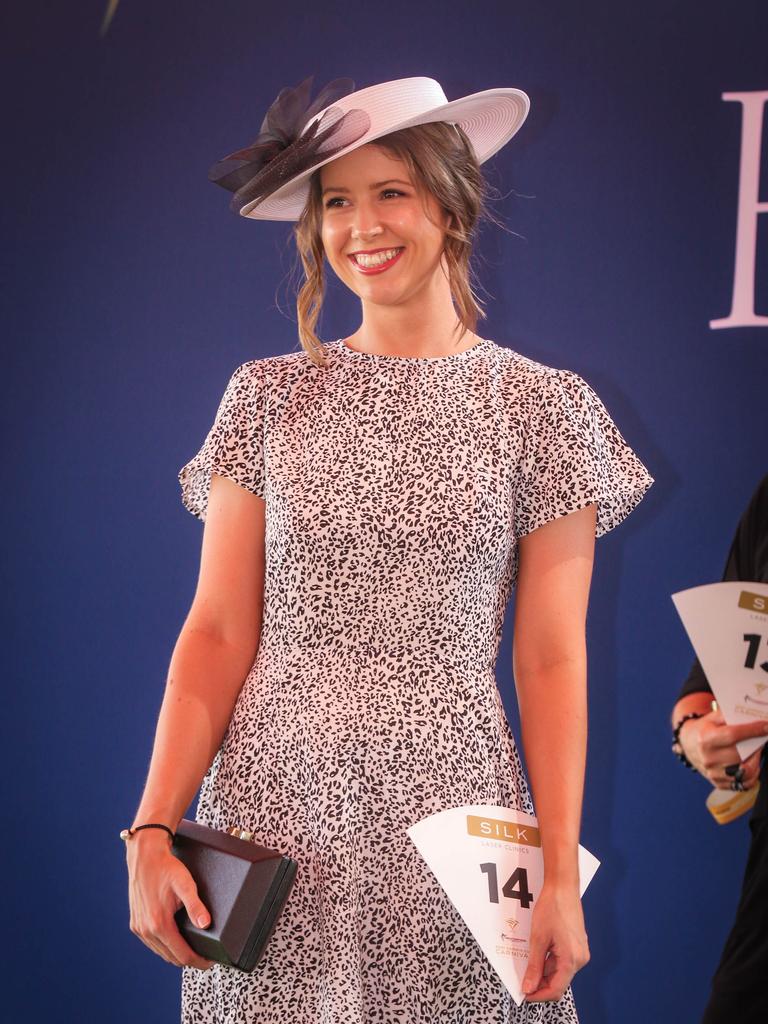 Bethany Thornton at the 2021 Darwin Cup Carnival Derby Day. Picture: Glenn Campbell