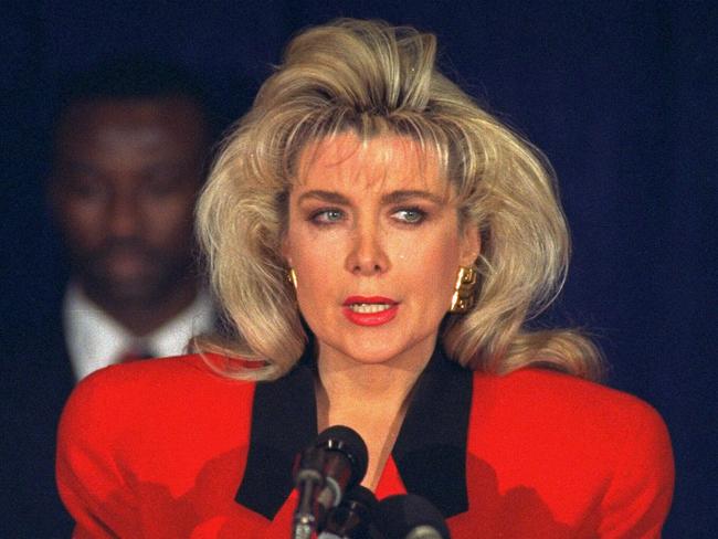 Gennifer Flowers came out with revelations Bill Clinton had an affair with her.