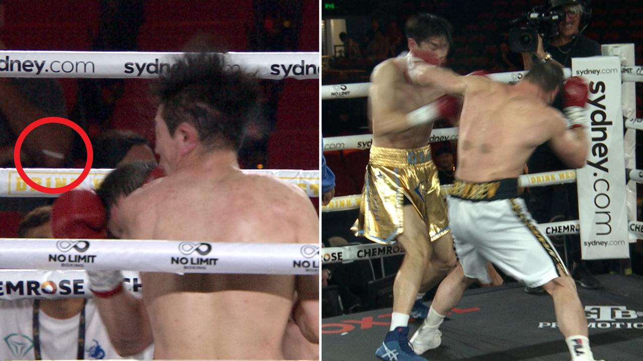 Fighter loses a tooth Tszyu v Harrison undercard