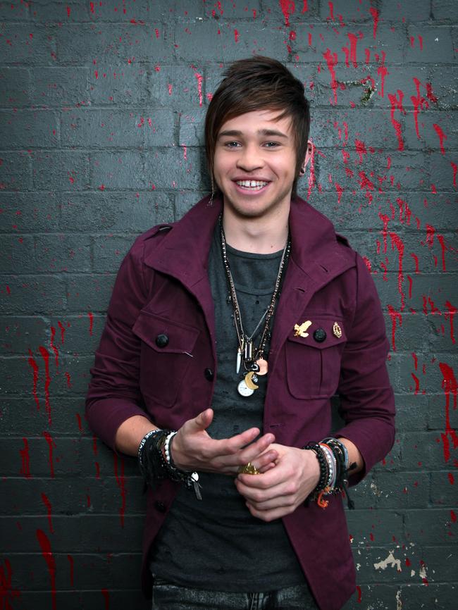 Reece Mastin, then aged 16, after winning reality TV singing show X Factor Australia's 2011 series.