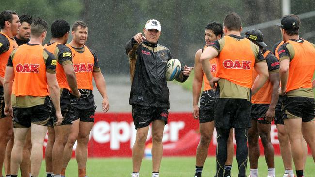 Coach Anthony Griffin during a Penrith Panthers training session at Pepper Stadium, Penrith. Picture Gregg Porteous