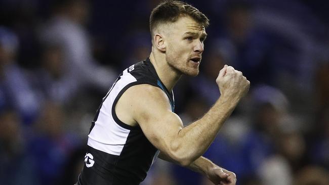 Robbie Gray of the Port Adelaide Power.