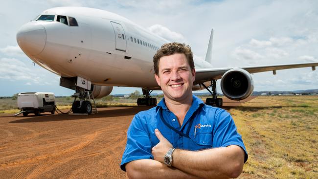 Asia Pacific Aircraft Storage managing director Tom Vincent says airlines are hanging on to planes for longer. Picture: Emma Murray