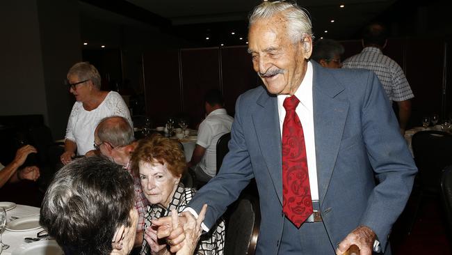 Pedro went round the tables greeting all his guests on Sunday. Picture: John Appleyard