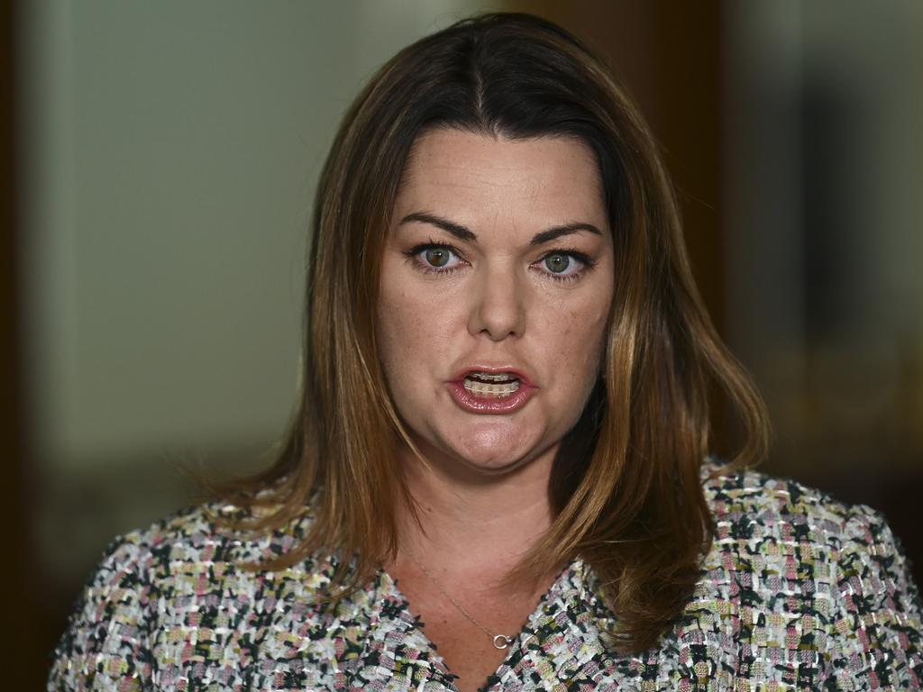 Senator Sarah Hanson-Young has accused Anthony Albanese of playing cute. Picture: NCA NewsWire / Martin Ollman