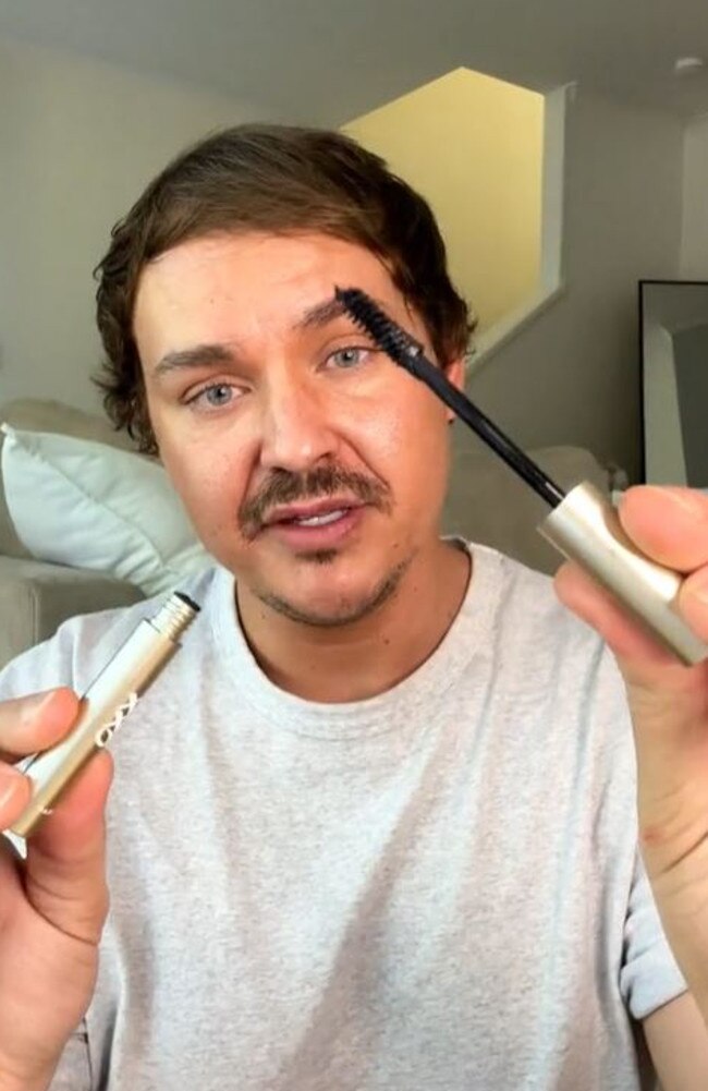 Michael said he thought it was good for people getting into makeup. Picture: TikTok/@michaeljames