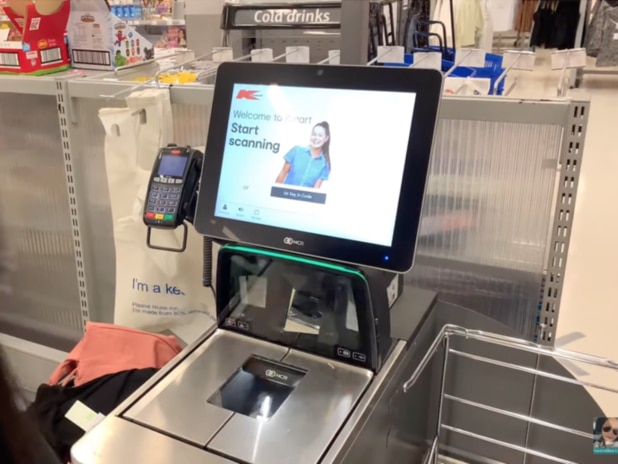 Kmart denies claims that manned checkouts are phasing out its stores. Picture: Australian Life TV/YouTube