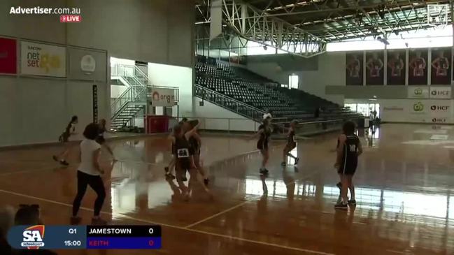 REPLAY: School Sport SA netball finals - Year 8/9 - Jamestown v Keith - Court 2