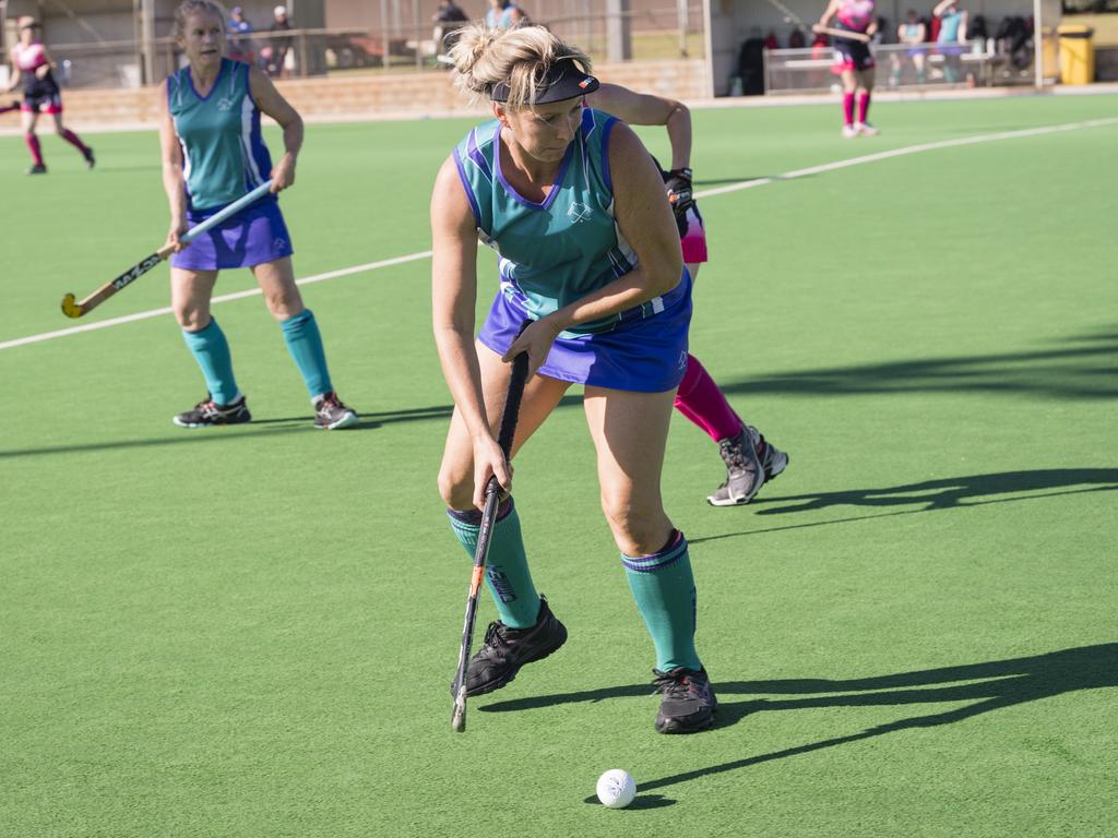 Hayley O'Sullivan of Tweed 1 against Toowoomba 1.