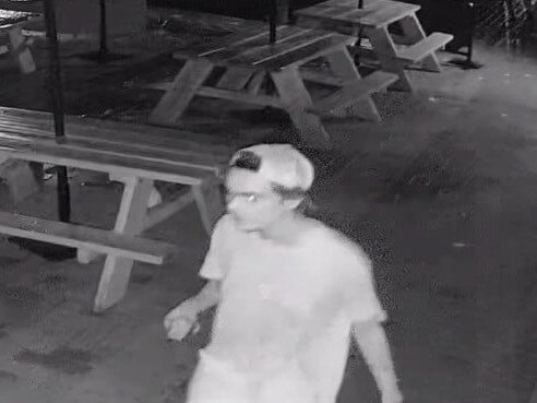 Police are appealing for public information to help identify this man who may be able to assist inquiries into a smashed window in Yamba's CBD.