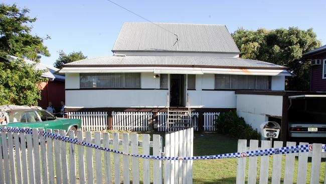 The House at Rainbow Street, Sandgate where Morgan Shepherd was violently murdered.