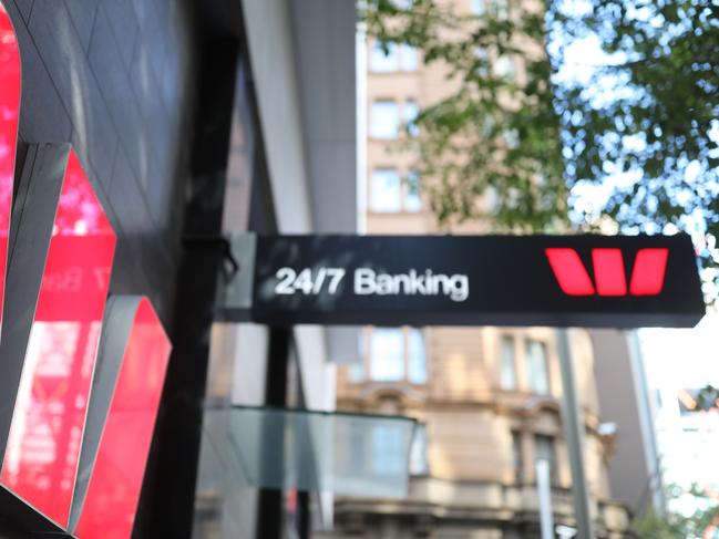 SYDNEY, AUSTRALIA - NewsWire Photos MARCH 26, 2021 - A generic photograph of the Westpac branch located on Hunter Street in Sydney.Picture: NCA NewsWire / Christian Gilles