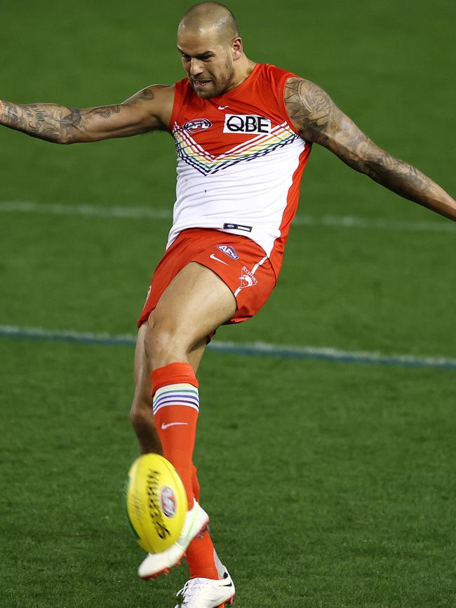 Lance Franklin. Picture: Michael Klein