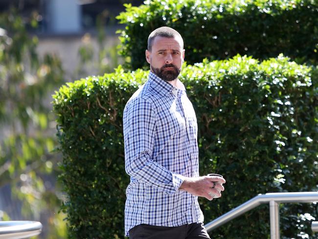 Adam Ledgerwood arriving at Gosford Local Court. Picture: Sue Graham