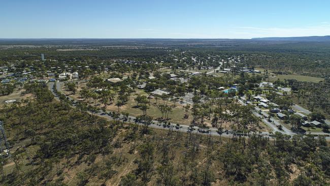 Aerial shots of Glenden, in central Queensland. Picture: Isaac Regional Council