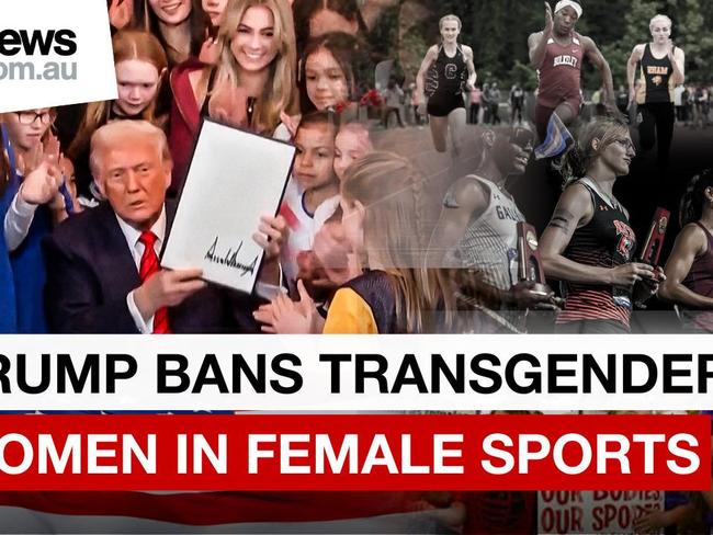 Trump orders ban on transgender women in female sports