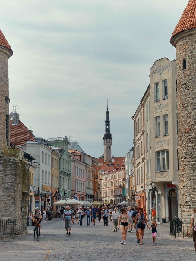 Estonia’s fairytale capital, Tallinn. Picture: Lauren Bamford